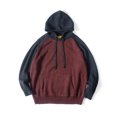 MIXEDMATCH HOODED SWEATER-3