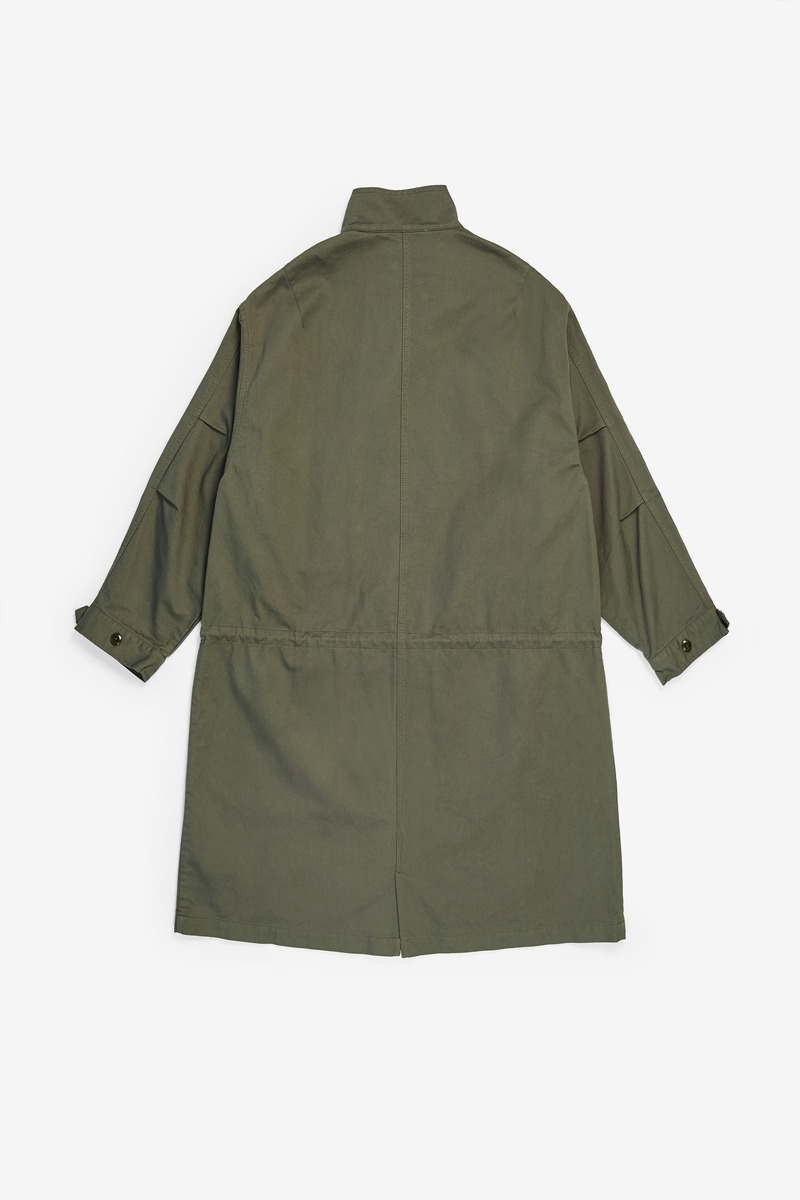 Japanese Pique Dobby Cotton US Army M65 Fishtail Parka, Unisex-5