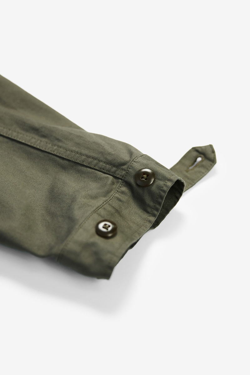 Japanese Pique Dobby Cotton US Army M65 Fishtail Parka, Unisex-3