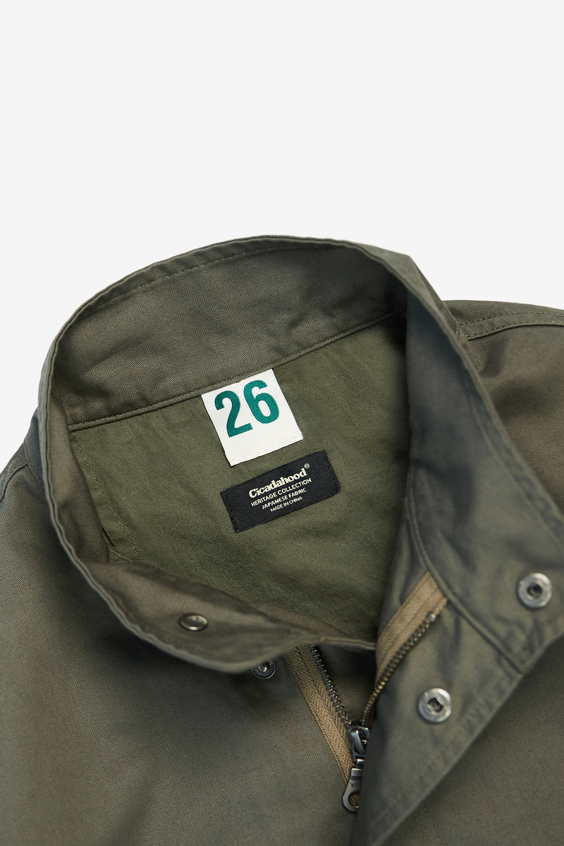 Japanese Pique Dobby Cotton US Army M65 Fishtail Parka, Unisex-2