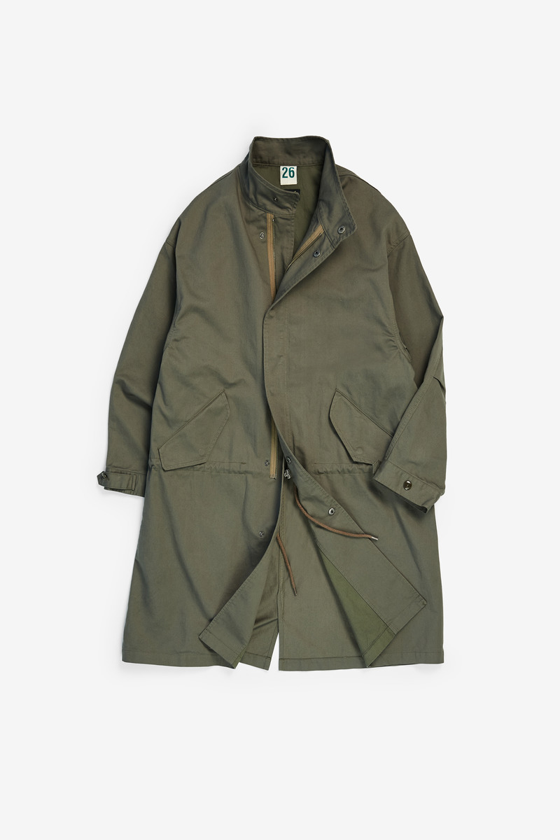 Japanese Pique Dobby Cotton US Army M65 Fishtail Parka, Unisex