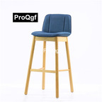 90usd Prodgf 1Pcs A Set Designer Minimalist Wood Bar Chair