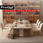 500USD Prodgf 1Pcs A Set ins 140cm length LV Style Dining Table