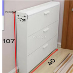 20usd Prodgf 1 Set 40*17*108cm thin save space ins shoe cabinet