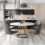 150usd Prodgf 1 Set diameter 80cm height 75cm Marble Dining Table