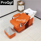 280usd Prodgf 1Pcs A Set ins Orange Salon Barber Shop Washing Hair Bed