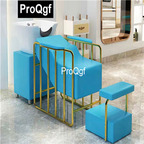 150usd Prodgf 1Pcs A Set ins Modern Cool Salon Barber Shop Washing Hair Bed