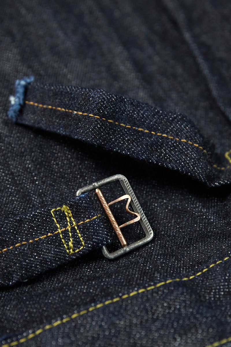 CICADA JEANS by Cicadahood 15oz Kojima Selvedge Raw Denim - Women's Type I Jacket-4