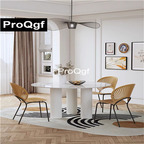 500usd Prodgf 1Pcs A Set ins Creative Coffee 100cm Commercial Dining Table