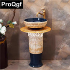 80usd Prodgf 1Pcs A Set Spring Here Scenery Art Bathroom Washbasin