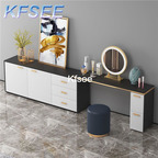 330usd Kfsee 1Pcs A Set Luxury 120cm length Make Up Table With 120 TV Cabinet
