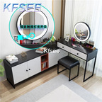 350usd Kfsee 1Pcs A Set Luxury 100cm length Make Up Table With 180cm TV Cabinet