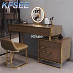 500usd Kfsee 1Pcs A Set Luxury 80cm length Make Up Table with stool