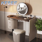450usd Kfsee 1Pcs A Set Luxury 92cm Make Up Table with stool with mirror