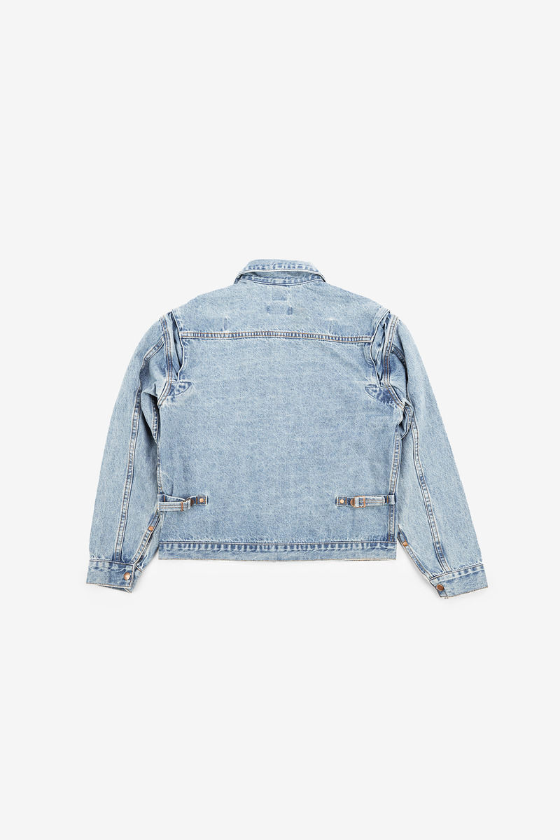Hippie Patchwork 11MJ Denim Jacket, Unisex-5