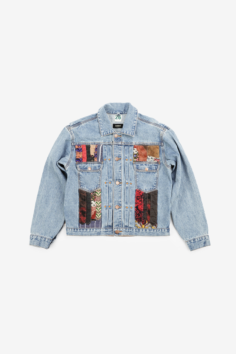 Hippie Patchwork 11MJ Denim Jacket, Unisex