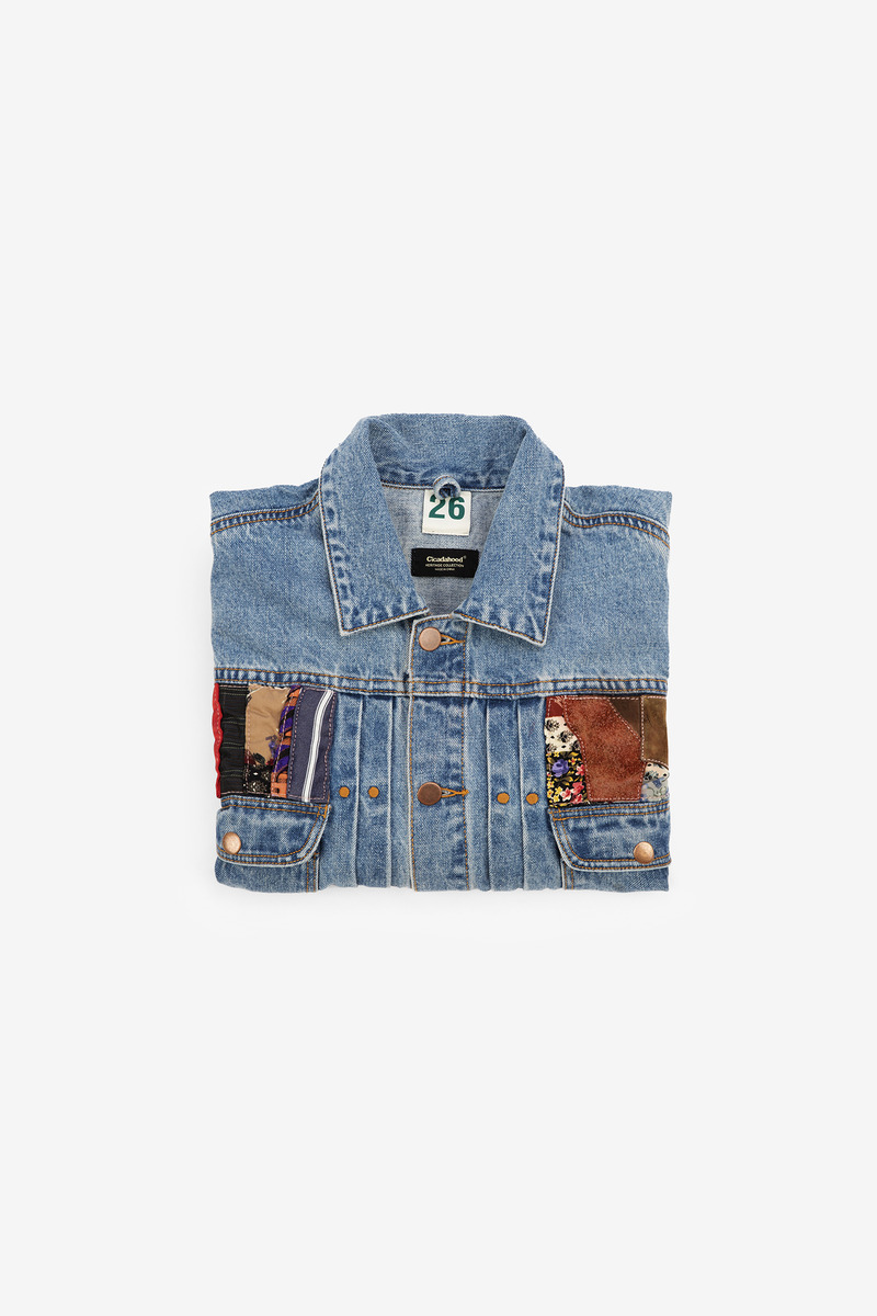 Hippie Patchwork 11MJ Denim Jacket, Unisex-4