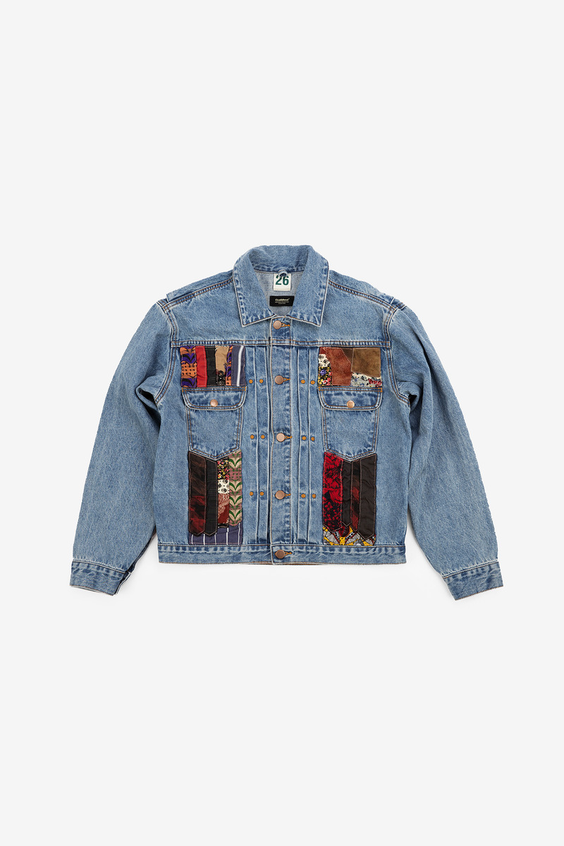 Hippie Patchwork 11MJ Denim Jacket, Unisex