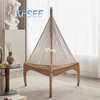480usd Kfsee 1 Set Prodgf Outdoor Rare Boat Shape Wood Sofa