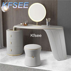 650usd Kfsee 1 Set Prodgf Castle Fashion Make Up Table with mirror with Stool