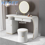 600usd Kfsee 1 Set Prodgf Castle 100*45*75cm Make Up Table with mirror with Stool