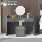 600usd Kfsee 1 Set Prodgf Castle 100cm length Make Up Table with mirror with Stool