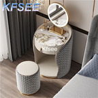 350usd Kfsee 1Pcs A Set Prodgf Castle Boss 60cm Make Up Table with Stool with Mirror