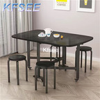 60usd Kfsee 1Pcs A Set Prodgf Stable 100*60cm Foldable Dining Table(no stool)