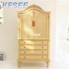 500usd Kfsee 1Pcs A Set Prodgf Stable 105*50*195cm Wardrobe Cloth Cabinet