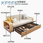 400USD Kfsee 1Pcs A Set Prodgf Pure 130cm length Foldable Sofa Bed