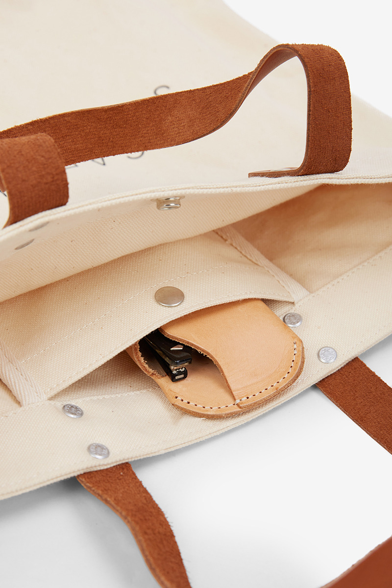 Leather Handle Tote Bag-4