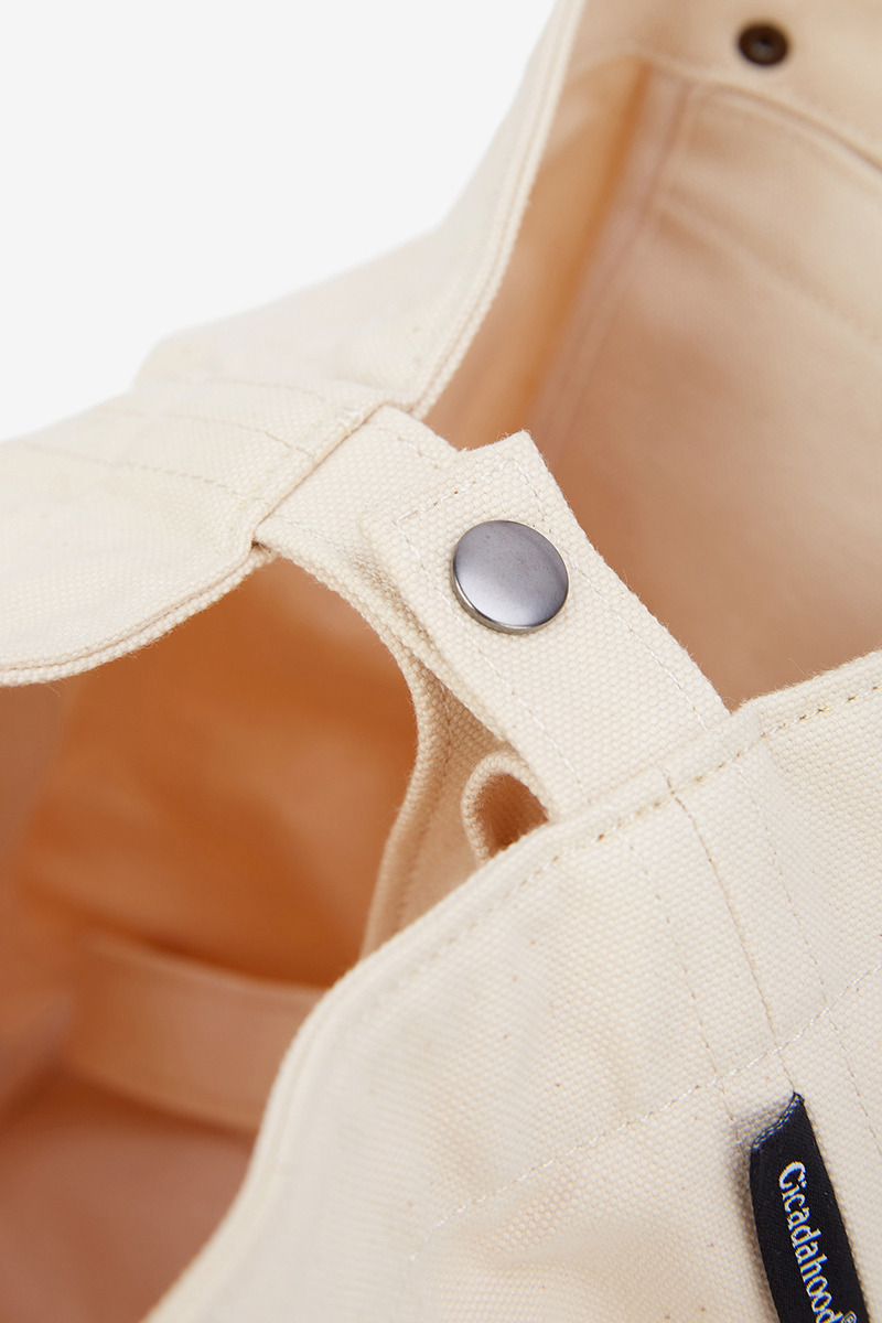 Leather Handle Tote Bag-5