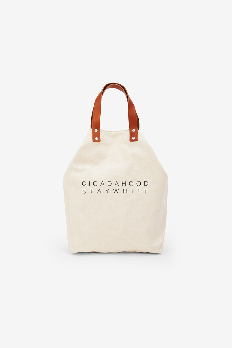 Leather Handle Tote Bag-3