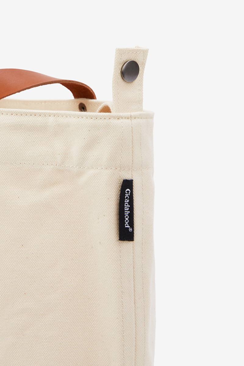 Leather Handle Tote Bag-4