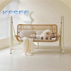 350usd Kfsee 1Pcs A Set Prodgf ins Hot Outdoor Rattan Swing Chair