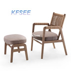 399usd Kfsee 1Pcs A Set Prodgf ins Outdoor Rattan Chair and stool