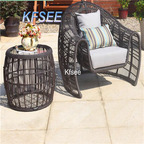 350usd Kfsee 1 Set Prodgf ins Outdoor Rattan Chair And Stool