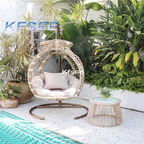 300usd Kfsee 1 Set Prodgf ins Outdoor Beautiful Rattan Swing Chair