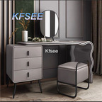 300usd Kfsee 1Pcs A Set Prodgf ins Castle 80cm length make up table with mirror with stool