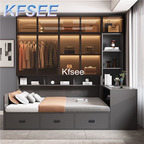 900usd Kfsee 1Pcs A Set Prodgf ins Castle 253cm Bed with Wardrobe