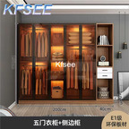 500usd Kfsee 1Pcs A Set Prodgf ins Home 240*50*196cm Wardrobe