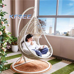 190usd Kfsee 1Pcs A Set Prodgf ins Home Waterdrop Rattan Swing Chair
