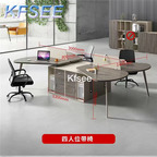 650usd Kfsee 1 Set Prodgf ins Office Luxury 300cm length Office Table and 1 Office Chair