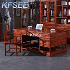 500usd Kfsee 1 Set Prodgf ins Office Luxury 160cm length Office Table and Office Chair