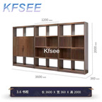 1500usd Kfsee 1 Set Prodgf ins Office 360*36*200cm Book Cabinet