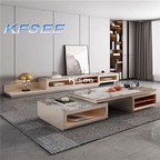 1100usd Kfsee 1 Set Prodgf ins Luxury 180cm length TV Cabinet with 130cm length Coffee Table