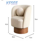 270usd Kfsee 1Pcs A Set Prodgf ins Luxury Lamb Lounge Chair