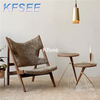 550usd Kfsee 1Pcs A Set Prodgf ins Luxury Lamb Lounge Chair