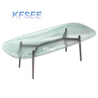 1300usd Kfsee 1Pcs A Set Prodgf ins Luxury Transparent Coffee Table