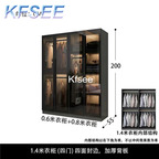280usd Kfsee 1Pcs A Set Prodgf 140*55*200cm Wardrobe Cloth Cabinet